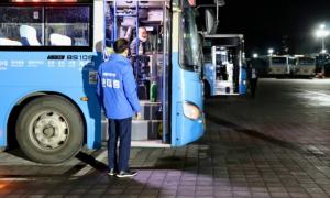 문대림, 새벽 버스 운전기사와 만남 공식 선거운동 시작